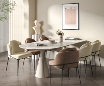 Modern Dining Table And Chairs-ID:191716917
