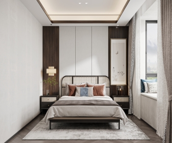 New Chinese Style Bedroom-ID:535460951