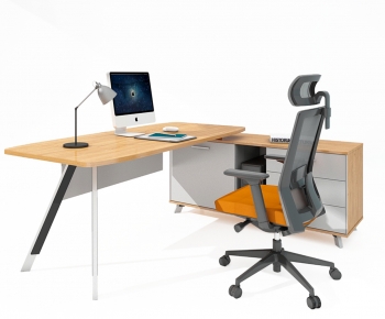 Modern Manager's Desk-ID:751847989