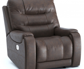 现代电动皮革单人沙发-ID:426958084
