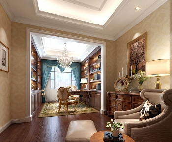 European Style Classical Style Study Space-ID:696650036