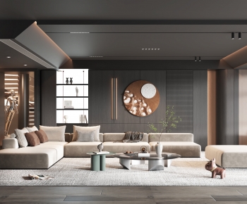 Modern A Living Room-ID:859215023