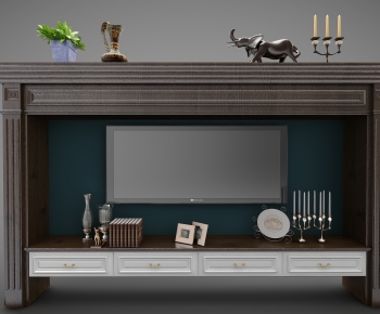 American Style TV Cabinet-ID:146460067