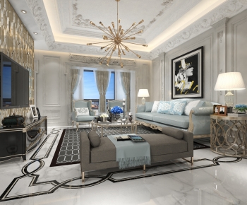 European Style A Living Room-ID:398333075