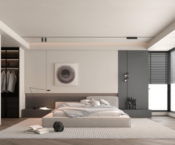 Modern Wabi-sabi Style Bedroom-ID:929517036
