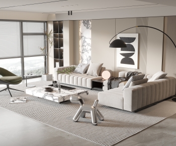 Modern A Living Room-ID:451378118