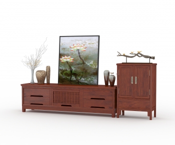 New Chinese Style TV Cabinet-ID:905807978