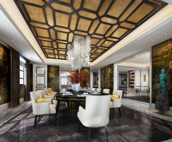 Post Modern Style Dining Room-ID:591125012