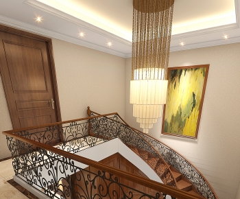 European Style Classical Style Stairwell-ID:984188084