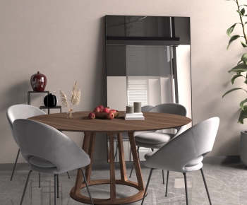 Modern Dining Table And Chairs-ID:660460959