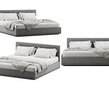Modern Double Bed-ID:435889019