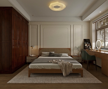New Chinese Style Bedroom-ID:323090084