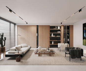 Modern A Living Room-ID:601558929