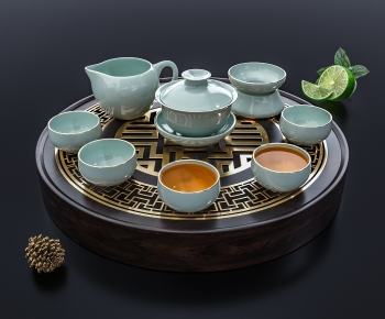 New Chinese Style Tea Set-ID:778156042