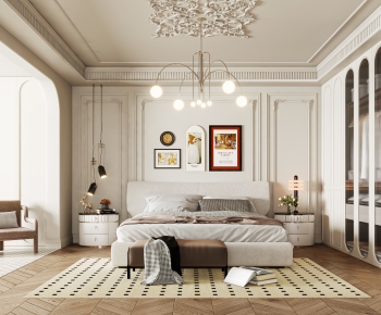 French Style Bedroom-ID:166558984