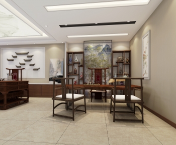 New Chinese Style Manager's Office-ID:933227061