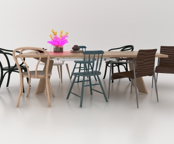 Modern Dining Table And Chairs-ID:880707033
