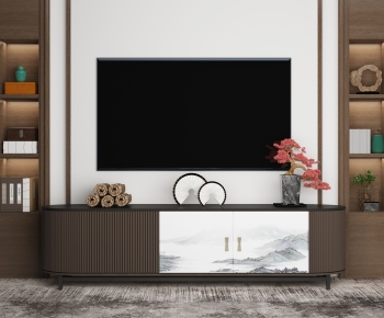 New Chinese Style TV Cabinet-ID:621444944