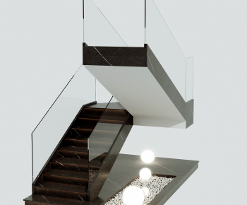 Modern Stair Balustrade/elevator-ID:878667122