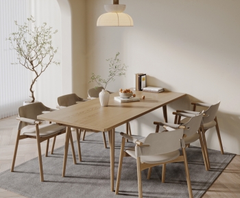 Nordic Style Dining Table And Chairs-ID:282640939