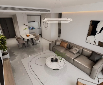 Modern A Living Room-ID:201932913