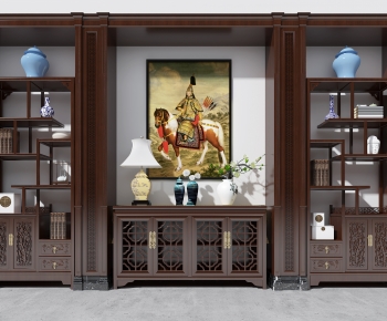 Chinese Style Decorative Cabinet-ID:315640937