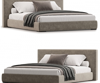 Modern Double Bed-ID:394216063