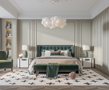 French Style Bedroom-ID:346374039