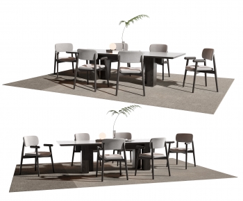 Modern Dining Table And Chairs-ID:105003129