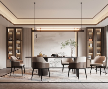 New Chinese Style Dining Room-ID:418124918