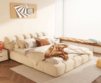 Modern Double Bed-ID:833434104