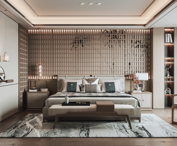 New Chinese Style Bedroom-ID:502549895