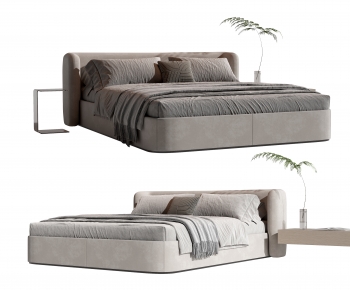 Modern Double Bed-ID:300929522