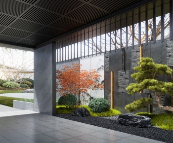New Chinese Style Courtyard/landscape-ID:533334029
