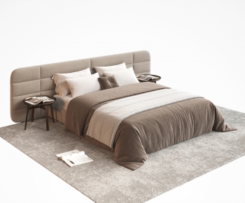 Modern Double Bed-ID:109633927