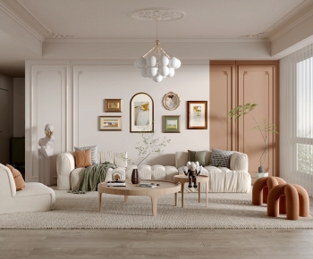 French Style A Living Room-ID:635790867