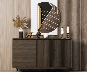 Wabi-sabi Style Side Cabinet/Entrance Cabinet-ID:330998903