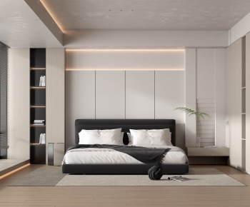Modern Wabi-sabi Style Bedroom-ID:487201937