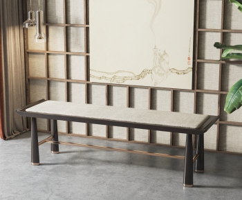 New Chinese Style Bench-ID:131073004