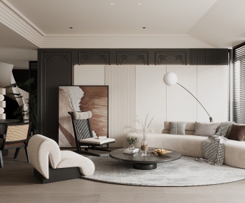 Wabi-sabi Style A Living Room-ID:634643088