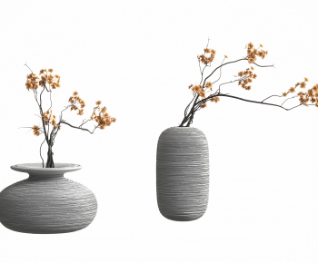 新中式植物花瓶摆件-ID:899758105