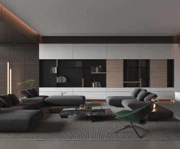 Modern A Living Room-ID:994544039
