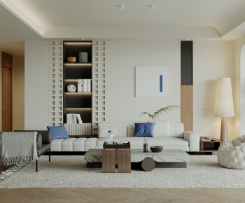 Wabi-sabi Style A Living Room-ID:482407095