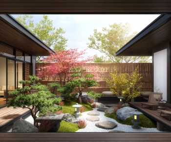 新中式庭院/景观-ID:915891896