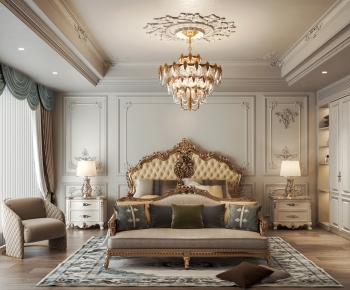 French Style Bedroom-ID:721031908