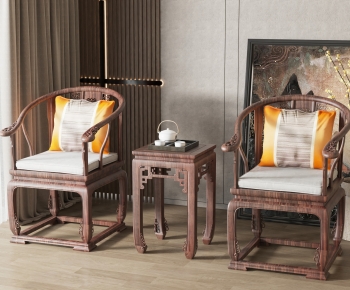 New Chinese Style Lounge Chair-ID:785999061