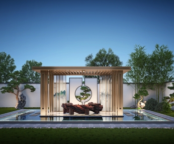 New Chinese Style Courtyard/landscape-ID:866940037