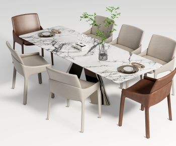 Modern Dining Table And Chairs-ID:947422983