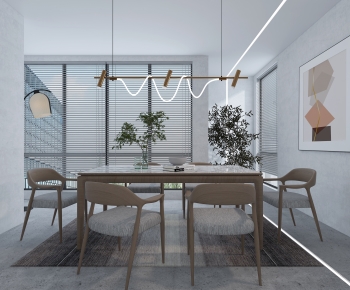 Nordic Style Dining Room-ID:778810027