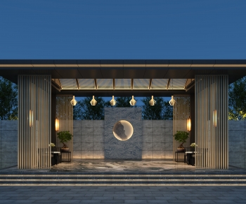 New Chinese Style Courtyard/landscape-ID:335527901